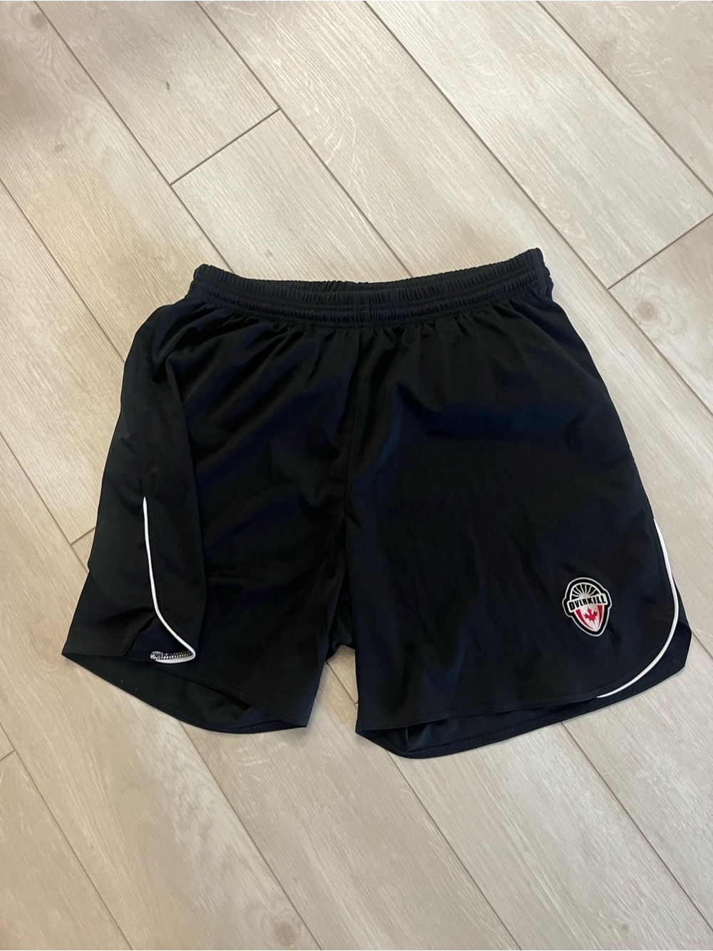 Black Overkill Volleyball Shorts